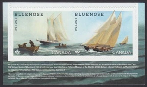 qa. BLUENOSE 100º = PAR BK con INSCRIPCIÓN DE SALUDO = VELERO Canadá 2021 - Imagen 1 de 1