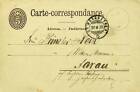 SWITZERLAND 1879 5c POSTAL CARD FROM ST. MARGRETNEN TO AARAU
