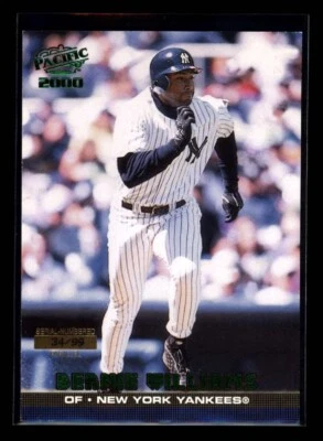 Bernie Williams 2000 Pacific Emerald Green #304 34/99 Foto 1 de 2