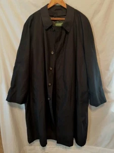 Lauren Ralph Lauren Trench EDISON Cappotto Uomo Taglia 48R Lungo Nero Fodera Zip - Foto 1 di 17