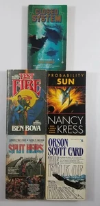 5 Vintage Sci-fi Book Lot Various Authors Science fiction Books - Foto 1 di 2