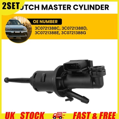 2x Clutch Master Cylinder For Audi Q3 / VW Passat Tiguan CC Alhambra 3C0721388D - Image 1 of 4