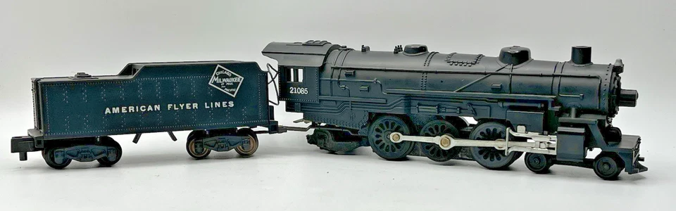 Gilbert American Flyer S Gauge #21085 Pacific Loco/Tender in Solid Excellent - Image 1 of 4