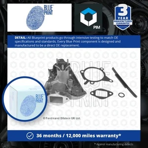 Water Pump fits MAZDA MX5 Mk1, Mk2 1.8 93 to 05 BP5A Coolant Blue Print Quality - Picture 1 of 4