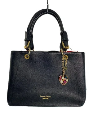 Samantha Thavasa Shoulder Bag PVC BLK Plain - Image 1 of 4