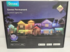 Govee H706C1 Permanent Outdoor Lights Pro 200ft New Factory Sealed white Version - Picture 1 of 9