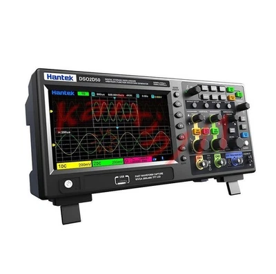 Hantek DSO2D50 2CH Digital Storage Oscilloscope Signal Generator 500Mhz 2GSa/s - Image 1 of 2