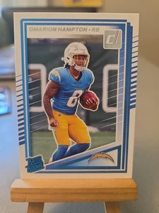 2025 Donruss Omarion Hampton Base Rated Rookie RC Chargers! - Picture 1 of 2