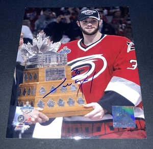 CAM WARD SIGNED 8X10 PHOTO CAROLINA HURRICANES 2006 STANLEY CUP CHAMP GOALIE - Picture 1 of 1