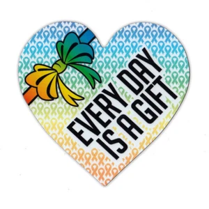 Magnetic Bumper Sticker - Cancer Support Heart - Awareness Magnet - Picture 1 of 1