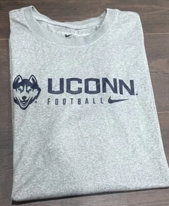 Nike UConn Men’s Huskies Football Team Issued T-shirt Size L - Picture 1 of 2