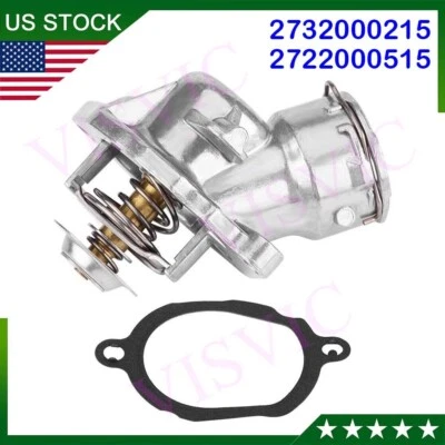 Car Engine Cooling Thermostat for Mercedes-Benz GL450 2007-2013 2722000515 Foto 1 de 4