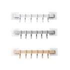 Space-Saving Wall Mounted Hooks - Pack of 3 for Efficient Storage