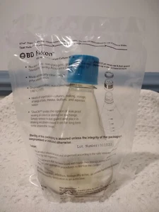 BD Falcon 500ml Erlenmeyer Tissue Culture Flask Flat Base - Picture 1 of 2