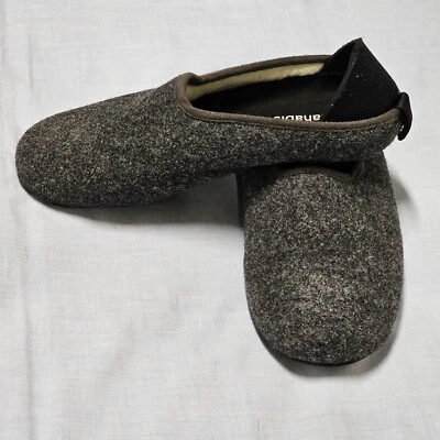 Zapatilla Mahabis Clásica Gris Sin Cordones Mujer 38 EE. UU. 7 Tacón Plegable Foto 1 de 4