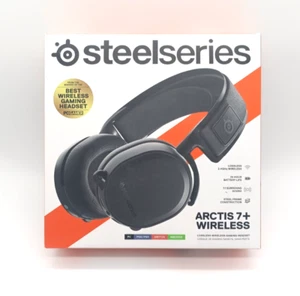 SteelSeries Arctis 7+ - Wireless Gaming-Headset - Verlustfreie 2,4 GHz- Schwarz - Afbeelding 1 van 7