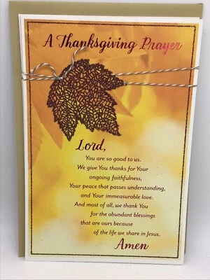 2 Beautiful Hallmark Thanksgiving Card Glitter Elegant Religious Prayer PSALMS - Image 1 of 4
