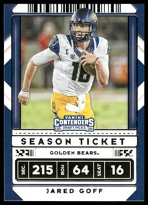 2020 Panini Contenders Draft Picks #47 Jared Goff California Golden Bears - Picture 1 of 2