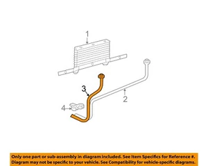 GM OEM 99-07 Escalade Cooling Trans Oil Cooler-Outlet Pipe 15773661 - Picture 1 of 2
