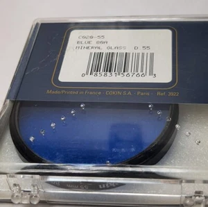 55mm Cokin 80A Blue Glass Lens filter 80 A France Coated 55 mm Camera Color 80-A - Picture 1 of 4