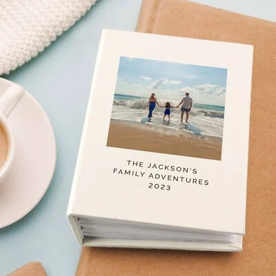 Personalised Photo Upload 6x4 Photo Album with Sleeves | Customizable Photo Book - Image 1 of 4
