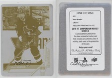 2016-17 Upper Deck Compendium Printing Plate Yellow 1/1 Michael Kostka Mike #481