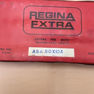 BSA TRIUMPH NORTON NOS REGINA 530 104 LINK REAR DRIVE CHAIN 60-0530 ITALY - Picture 1 of 8