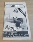 APRIL 1974 VOL 1 # 2 MODESTO Cal Magazin/Zeitung ~ ""GRAFFITI"" ~ Mädchen ~