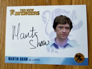 THE NEW AVENGERS COLLECTION: AUTOGRAPH CARD: MARTIN SHAW MS2 XX/50 - Picture 1 of 1