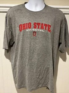 Vtg Cadre Ohio State Buckeyes Gray Embroidered Classic T Shirt Mens XL USED - Picture 1 of 7