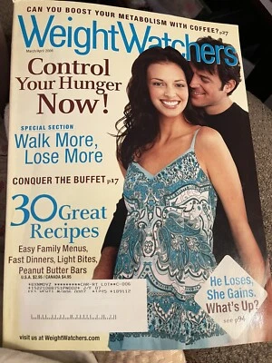 Weight Watchers magazine March April 2006 control hunger conquer the buffet Foto 1 de 3