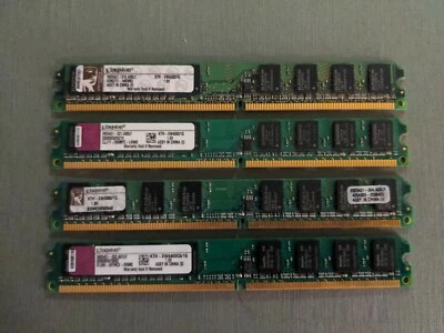 4 GB (4x1GB) Kingston KTH-XW4300/1G, 1GB DDR2 667Mhz Memory  - Image 1 of 2