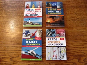 cs REED'S WEATHER HANDBOOK   KNOTS   SPLICING   LIGHTS & BUOYS  4 BOOKS   NICE  - Picture 1 of 3