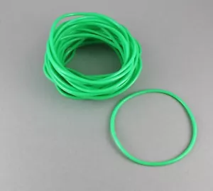Green set pack lot of 30 jelly rubber gummy bangle bracelet 80s style - Picture 1 of 8