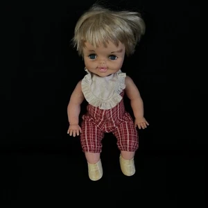 VINTAGE RARE REMCO BABY KNOW IT ALL 1969 DOLL /ORIGINAL OUTFIT - Picture 1 of 19