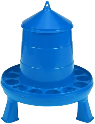 MILLER MANUFACTURING Double-Tuf Poultry Feeder With Legs