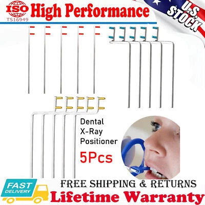 ELABPAL 5x Dental X-Ray Xray Bitewing/Anterior/Posterior Arms Kit Positioner Holder