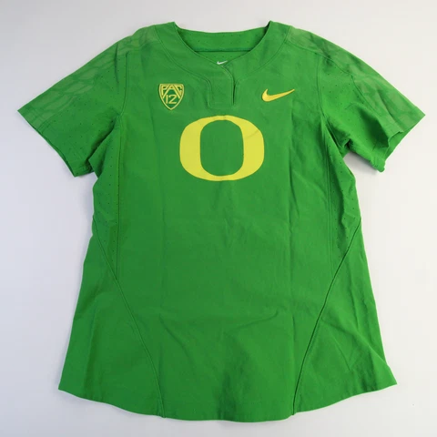 Oregon Ducks Nike Game Jersey - Softball Women's Green Used Cover