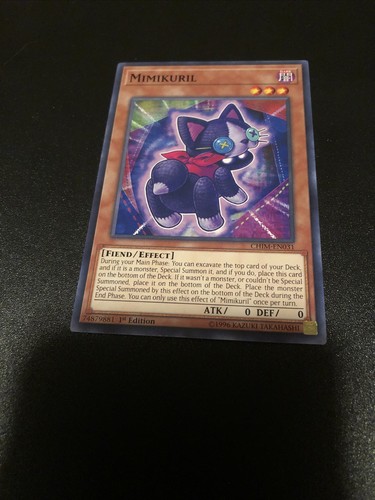 Yu-Gi-Oh! Mimikuril Card – CHIM-EN031 Common 1st Edition From Chaos Impact Booster Pack - View #6