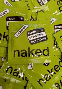 Four Seasons Naked Larger 72 Condoms - Picture 1 of 1
