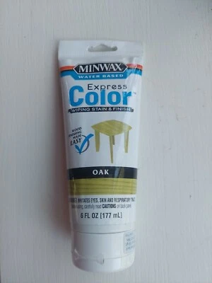 MINWAX EXPRESS COLOR Water Based Wiping Stain & Finish Wood Stain- Oak 6OZ - Image 1 of 2