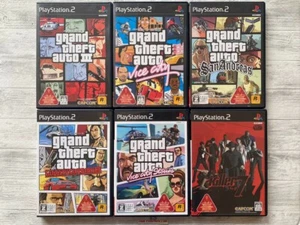 SONY PS2 Grand Theft Auto Ⅲ Vice City & San Andreas & liberty City & Killer 7 - Picture 1 of 14