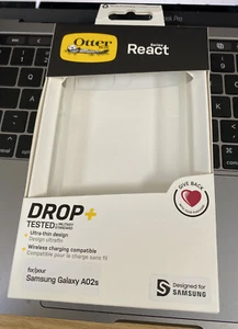 Otterbox React Series Clear Samsung Galaxy A02S Cover case model 77-82319 - Picture 1 of 24