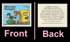 US 3000i Comic Strip Classics Barney Google 32c single MNH 1995 - Picture 1 of 1