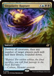1x Singularity Rupture Borderless Foil (Edge of Eternities) - Bild 1 von 1
