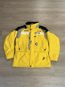 Spyder Black Yellow XT 5,000mm Dermizax-EV Ski Snow Jacket Men’s Size XL - Picture 1 of 9