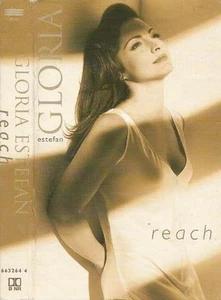 Gloria Estefan Reach cassette UK Epic 1996 CASSETTE SINGLE WITH CARD OUTER SLIP - Picture 1 of 3