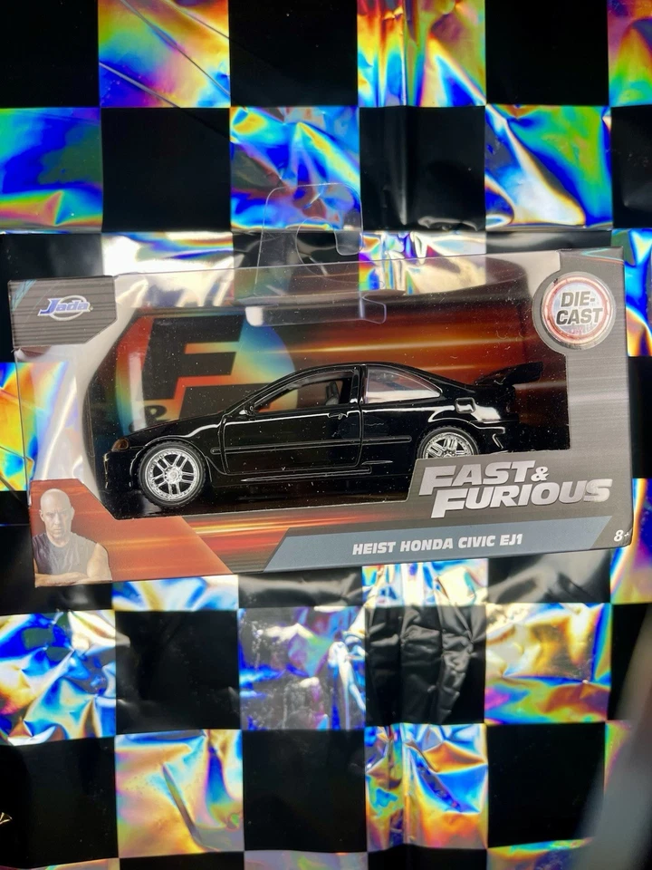 Jada Toys Fast & Furious Heist HONDA CIVIC EJ1 1:32 密封 * — 第 1/4 张图片
