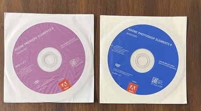 Adobe Photoshop Elements 9 and Adobe Premiere Elements 9 With Serial Numbers - Image 1 of 3