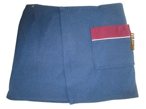 Vintage Men’s Body Shower Bath Wrap Snap Waist Pocket One Size Fits All Blue - Picture 1 of 9